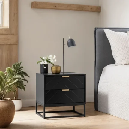 Black Westlake Bedside Table