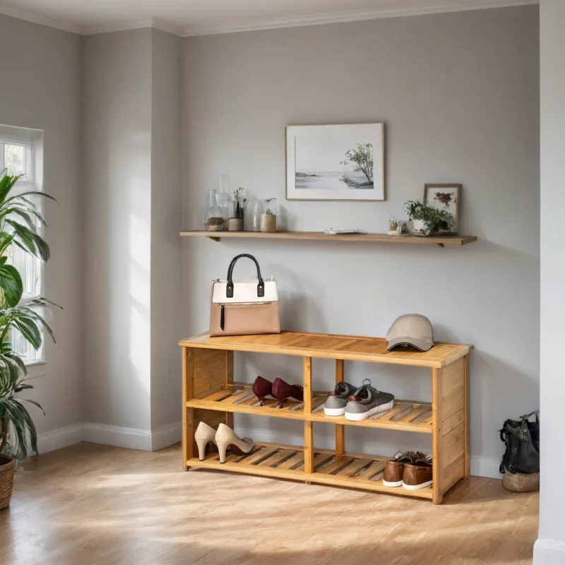 Solid Wood Kingstread Shoe Rack