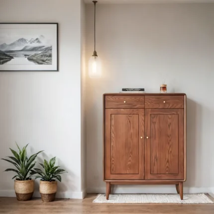 Solid Wood Silverstep Shoe Cabinet