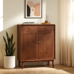 Solid Wood Silverstep Shoe Cabinet