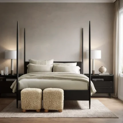 Black Four Poster Bed