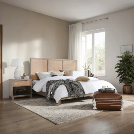 Cotswold Platform Bed with Rattan