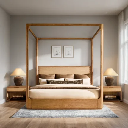 Middleton Cane Canopy Bed
