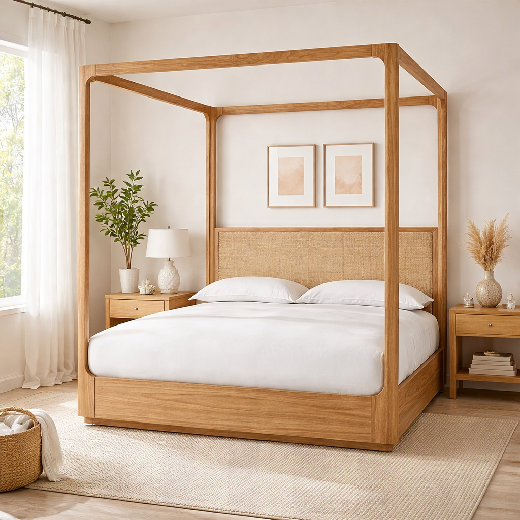 Middleton Cane Canopy Bed Middleton Cane Canopy Bed