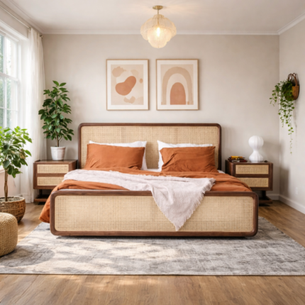 Rivendale Rattan Bed