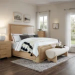 Westlake California Cane Panel Bed