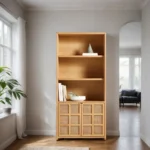 Wildbriar Rattan Storage Bookcase