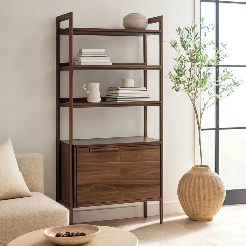 Amberedge Storage Bookshelf Cabinet