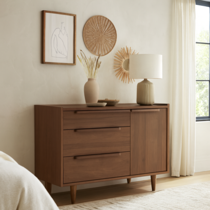 Umberton Walnut 3 Chest of Drawer