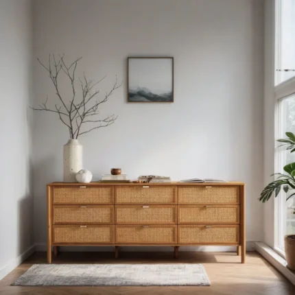 Wilsthorpe Cane 9 Chest of Drawer