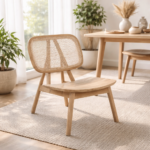 Chesterfield Chair with Rattan