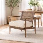 Ellington Chair with Rattan