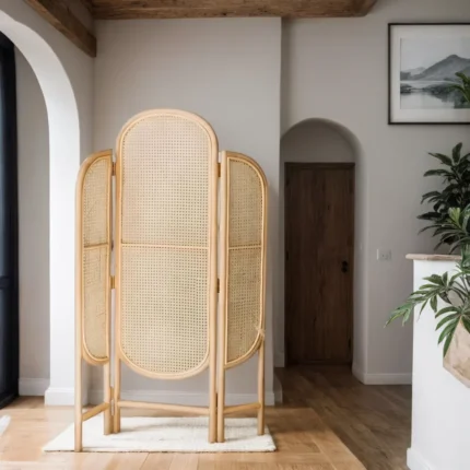 Edgecrest Rattan Room Divider