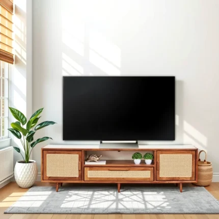 Rattan Yorkshire TV Console