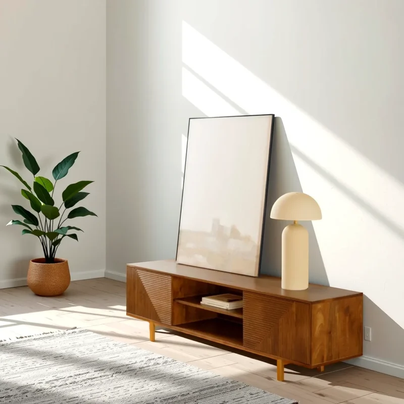 Luxe Media Modern TV Cabinet