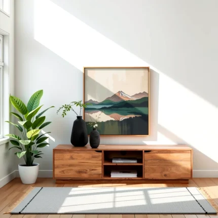 Prairie TV Cabinet with Shelf