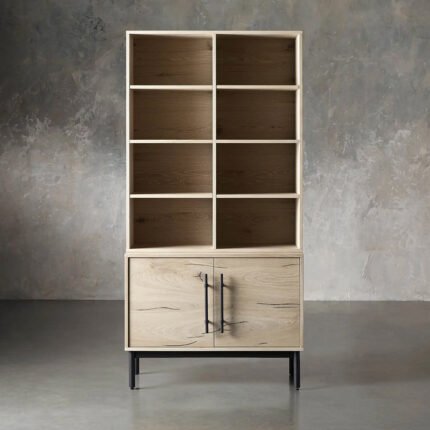 Sullivan Bookcase with Cabinet Base