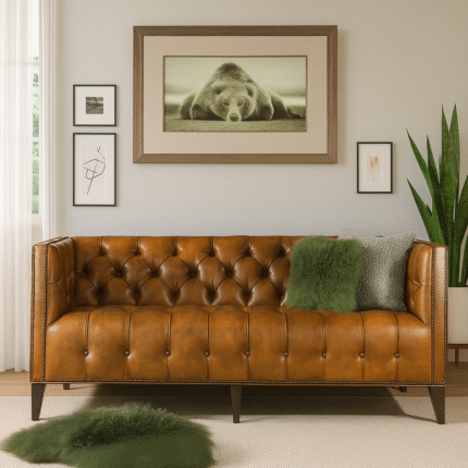Winston Luxe Chesterfield Three Seater Sofa