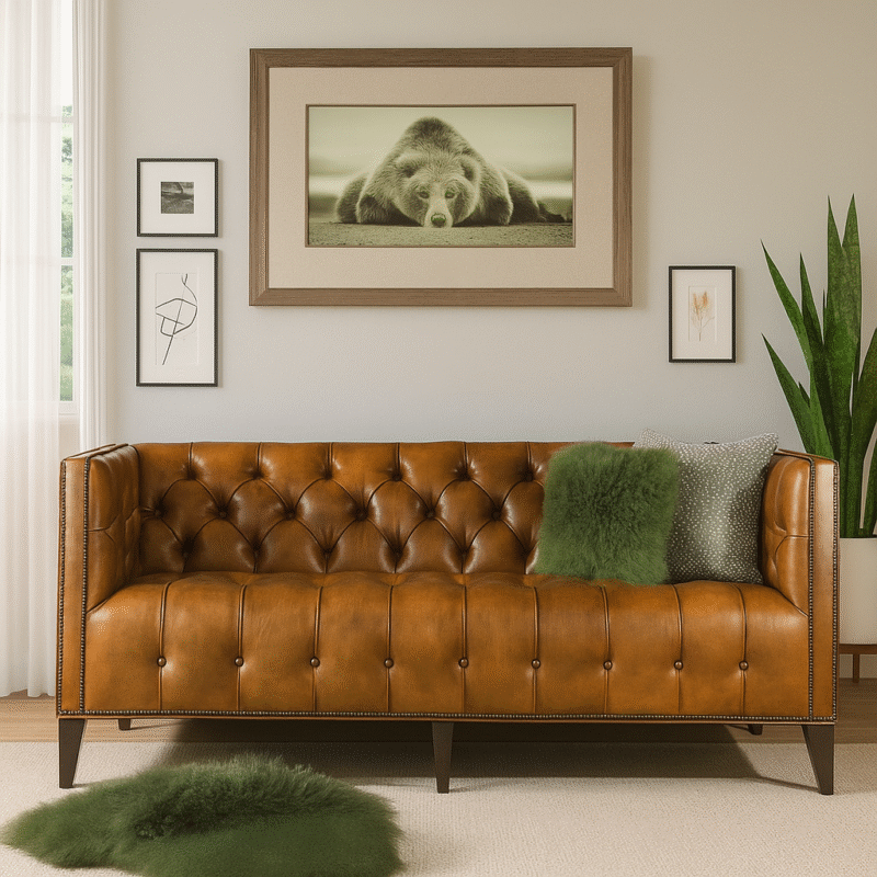 Winston Luxe Chesterfield Three Seater Sofa